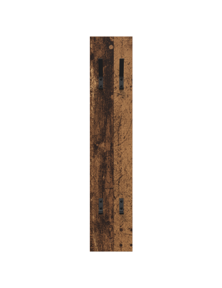 Appendiabiti a muro Legno antico 20 x 1.5 x 100 cm