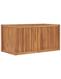 Letto Rialzato 100x50x50 cm in Legno Massello di Teak