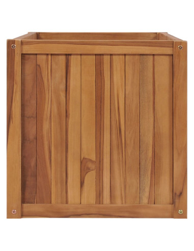 Letto Rialzato 100x50x50 cm in Legno Massello di Teak