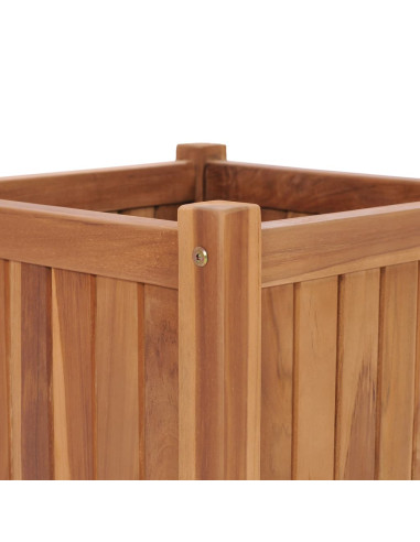 Letto Rialzato 50x50x50 cm in Legno Massello di Teak