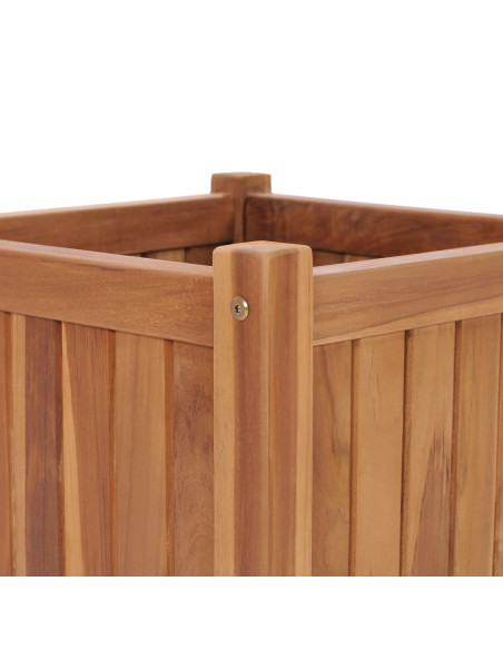 Letto Rialzato 50x50x50 cm in Legno Massello di Teak