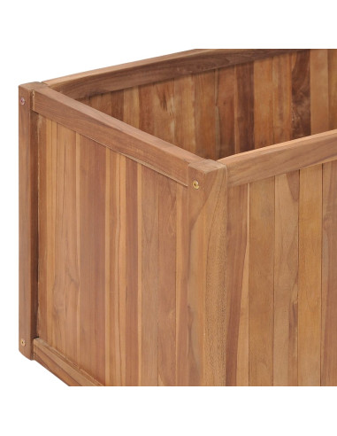 Letto Rialzato 200x50x50 cm in Legno Massello di Teak