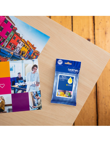 Brother LC527Y cartuccia d'inchiostro 1 pz Originale Giallo