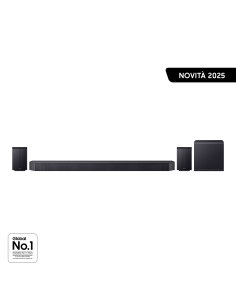 Samsung Soundbar HW-Q990F/ZF, Audio 11.1.4 canali, Wireless Dolby Atmos, 2025