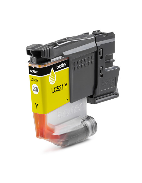 Brother LC521Y cartuccia d'inchiostro 1 pz Originale Giallo