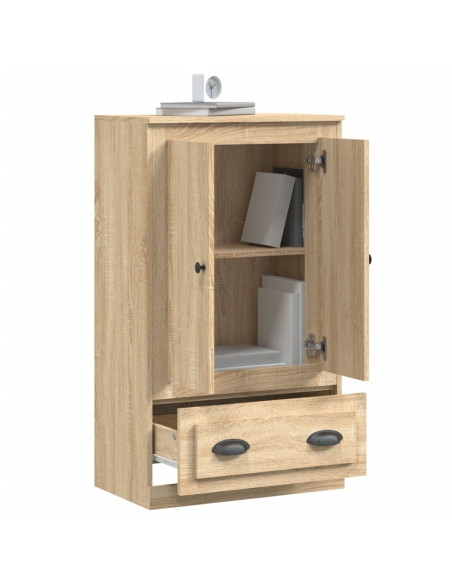 Credenza Rovere Sonoma 60x35,5x103,5 cm in Legno Multistrato