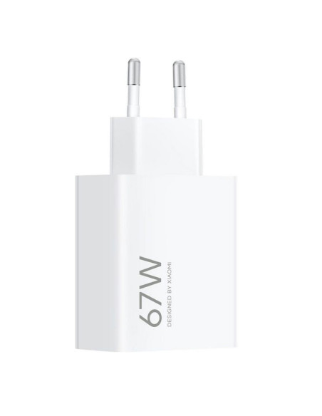 CARICABATTERIA DA RETE 67W XIAOMI USB-A BHR07SKEU WHITE