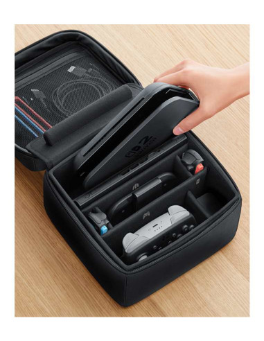 Nintendo 0045496321512 custodia per console portatile Valigia da viaggio Nero