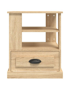 Tavolino Rovere Sonoma 50x50x60 cm in Legno Multistrato