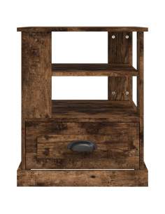 Tavolino Rovere Fumo 50x50x60 cm in Legno Multistrato