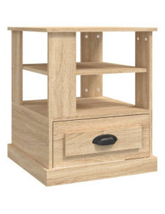 Tavolino Rovere Sonoma 50x50x60 cm in Legno Multistrato 2