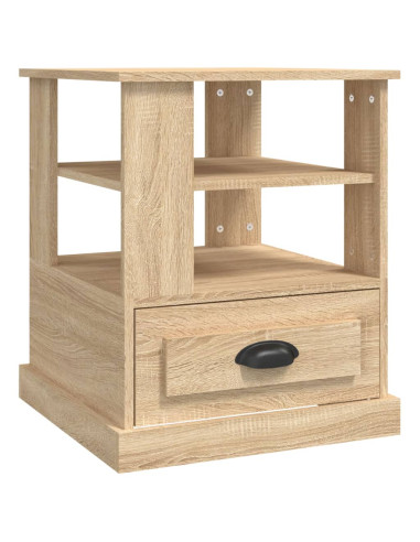 Tavolino Rovere Sonoma 50x50x60 cm in Legno Multistrato