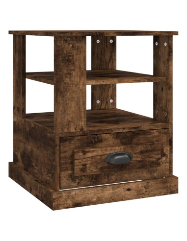 Tavolino Rovere Fumo 50x50x60 cm in Legno Multistrato