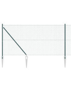 Palo della recinzione Verde 10 x 1,2 m (rete 40 x 40 mm)