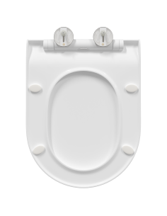 Sedile del WC Regolabile Bianco 50 x 36,5 x 5 cm Polipropilene 2