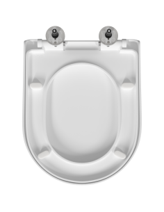 Sedile del WC Bianco 48 x 36,5 x 4,5 cm Polipropilene 2