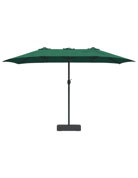 Ombrello da giardino Verde 385 x 209 x 244 cm Tessuto