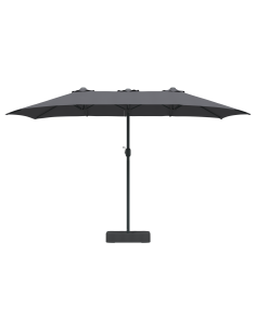 Ombrello da giardino Antracite 385 x 209 x 244 cm