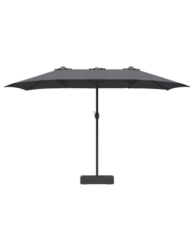 Ombrello da giardino Antracite 385 x 209 x 244 cm
