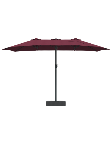 Ombrello da giardino Rosso Bordeaux 385 x 209 x 244 cm