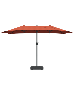 Ombrello da giardino Terracotta 385 x 209 x 244 cm