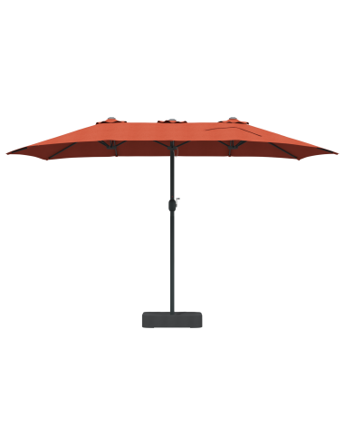 Ombrello da giardino Terracotta 385 x 209 x 244 cm