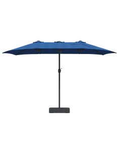 Ombrello da giardino Azzurro 385 x 209 x 244 cm