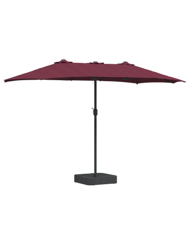 Ombrello da giardino Rosso Bordeaux 385 x 209 x 244 cm
