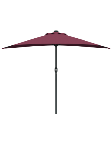 Ombrello da giardino Rosso Bordeaux 294 x 150 x 224 cm