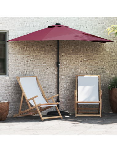 Ombrello da giardino Rosso Bordeaux 294 x 150 x 224 cm