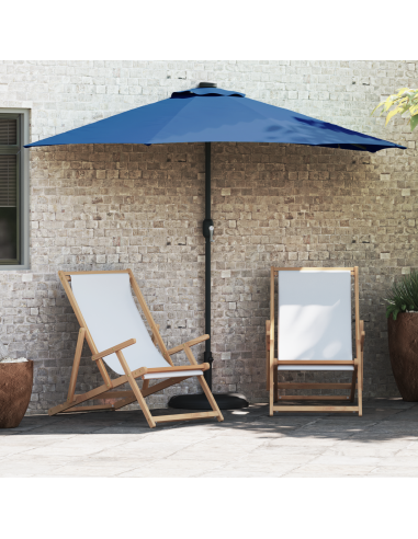 Ombrello da giardino Azzurro 294 x 150 x 224 cm