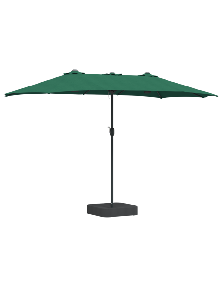Ombrello da giardino Verde 385 x 209 x 244 cm Tessuto