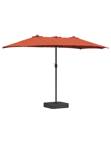 Ombrello da giardino Terracotta 385 x 209 x 244 cm