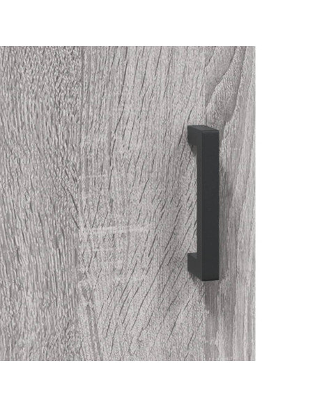 Credenza Grigio Sonoma 69,5x34x180 cm in Legno Multistrato