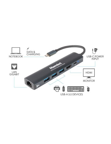 DOCKING STATION USBC PD100W HDMI 4K