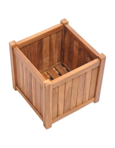 Letto Rialzato 40x40x40 cm in Legno Massello di Teak