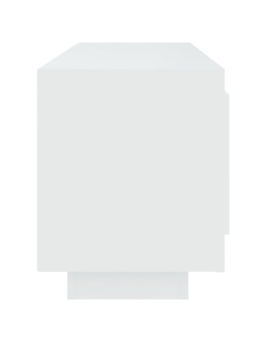 Mobile Porta TV Bianco 102x35x45 cm in Legno Multistrato