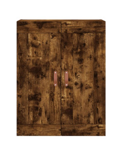 Mobile a Parete Rovere Fumo 69,5x34x90 cm in Legno Multistrato