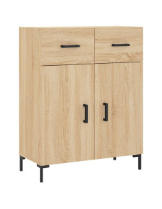 Credenza Rovere Sonoma 69,5x34x180 cm in Legno Multistrato