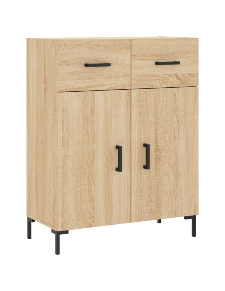 Credenza Rovere Sonoma 69,5x34x180 cm in Legno Multistrato
