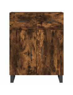 Credenza Rovere Fumo  69,5x34x180 cm in Legno Multistrato 2