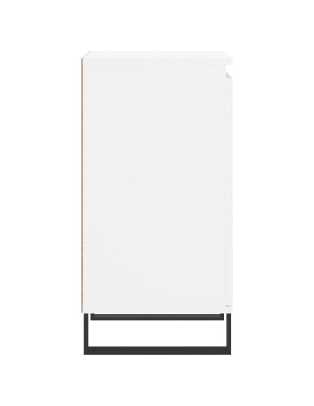 Credenza Bianca 40x35x70 cm in Legno Multistrato