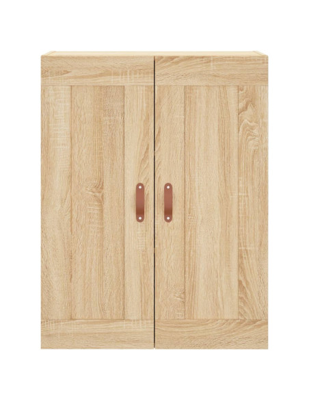 Mobile a Parete Rovere Sonoma 69,5x34x90 cm Legno Multistrato