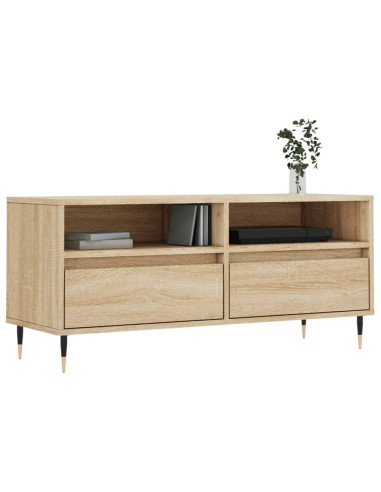 Mobile TV Rovere Sonoma 100x34,5x44,5 cm in Legno Multistrato