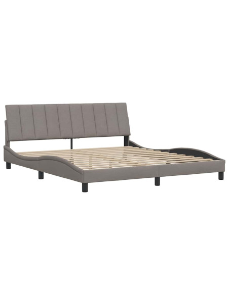 Giroletto senza Materasso Tortora 180x200 cm in Tessuto