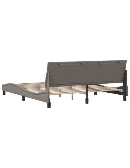 Giroletto senza Materasso Tortora 180x200 cm in Tessuto