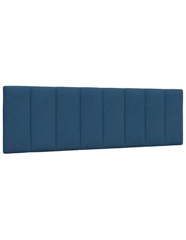 Letto con Materasso Blu 160x200 cm in Tessuto