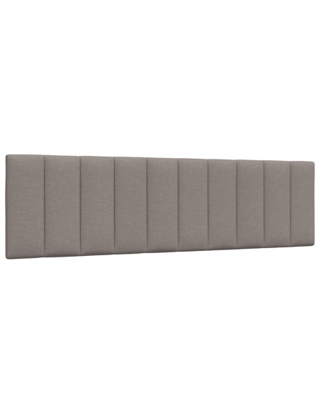 Letto con Materasso Tortora 180x200 cm in Tessuto