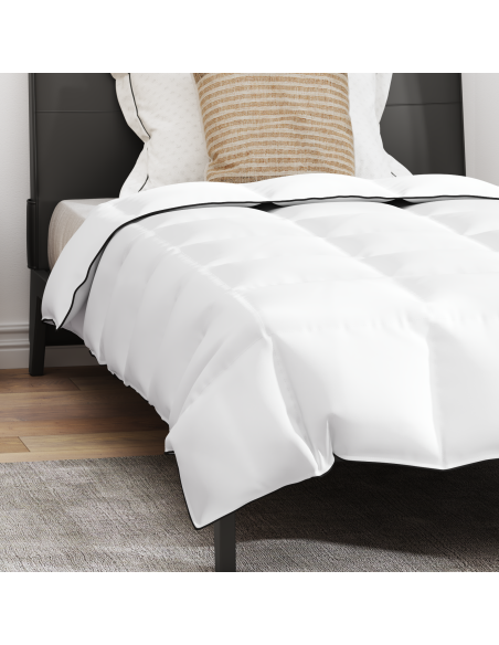 Piumone con cuscino 2 pcs Bianco 140 x 200 cm Piume