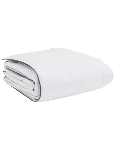 Duvet Invernale con cuscino 2 pcs Bianco Piuma d'anatra